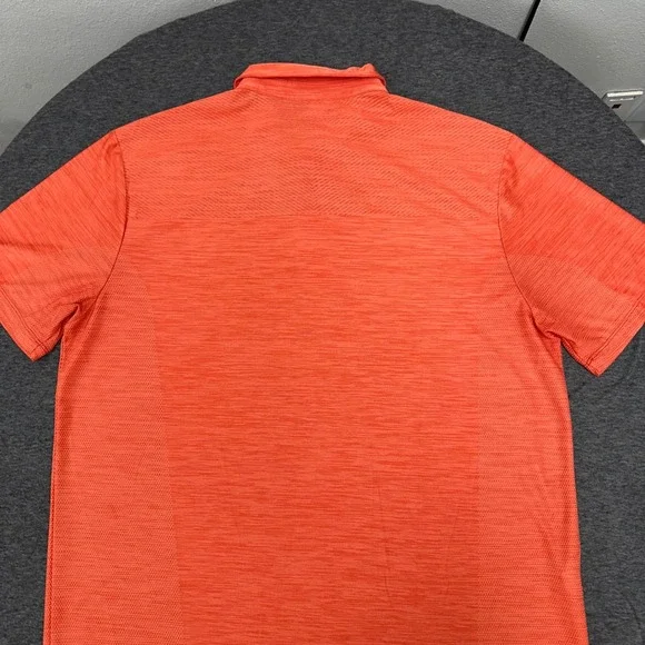 Tommy Bahama IslandZone Polo Shirt Vibrant Coral Performance Golf Large Beach - Picture 13 of 13